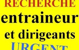 Recherche Entraineur Seniors et dirigeants