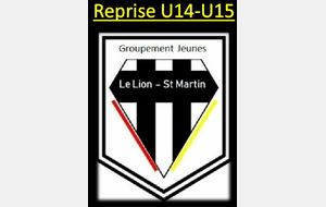 Planning reprise U14-U15