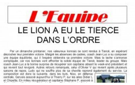 Tiercé - Le Lion