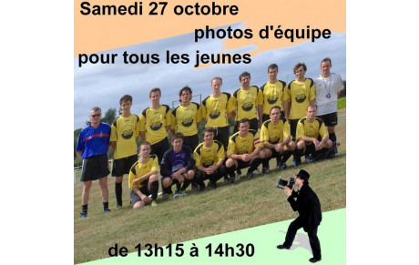 Photo d'équipe - dernier week-end pour les faire !