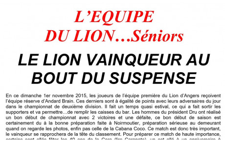 Le Lion 2 - 1 Andard Brain
