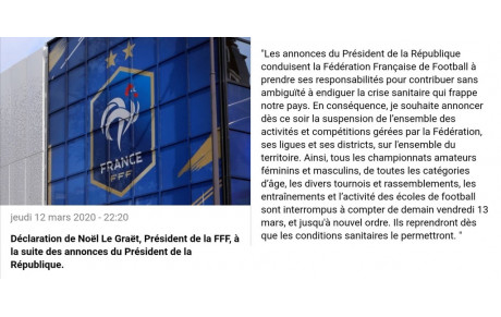 Arrêt du Foot