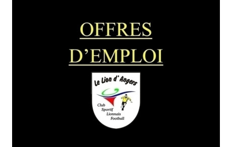 OFFRES D'EMPLOI
