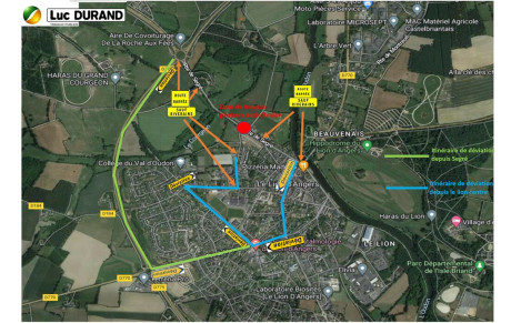 Info municipale - déviation Rond Point Revion